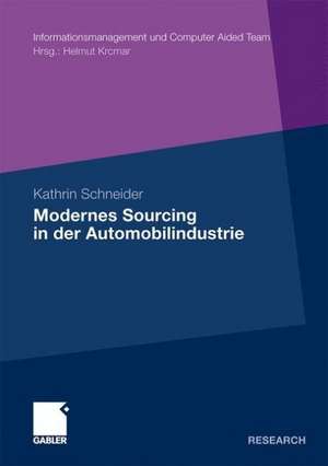 Modernes Sourcing in der Automobilindustrie de Kathrin Schneider