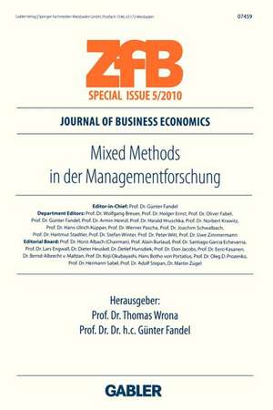 Mixed Methods in der Managementforschung de Thomas Wrona