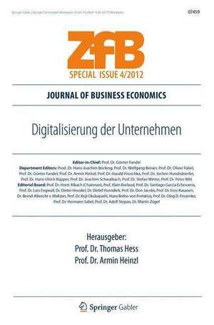 Digitalisierung der Unternehmen de Thomas Hess