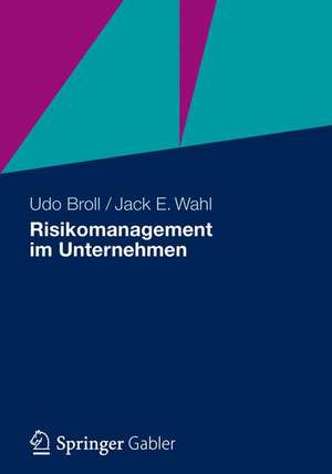 Risikomanagement im Unternehmen: Real- und finanzwirtschaftlicher Ansatz für internationale Unternehmen und Finanzintermediäre de Udo Broll