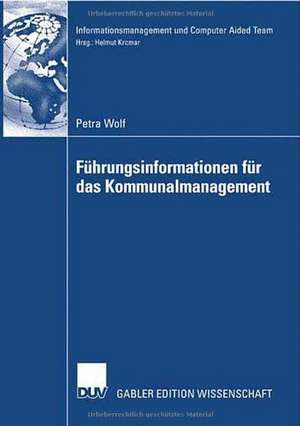 Führungsinformationen für das Kommunalmanagement de Petra Wolf