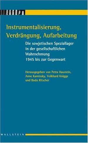 Instrumentalisierung, Verdrängung, Aufarbeitung de Petra Haustein