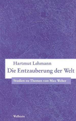 Die Entzauberung der Welt de Hartmut Lehmann