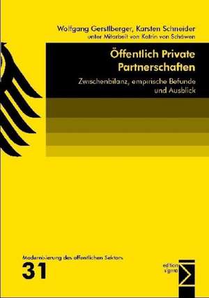 Öffentlich Private Partnerschaften de Wolfgang Gerstlberger