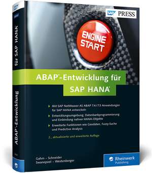 ABAP-Entwicklung für SAP HANA de Hermann Gahm