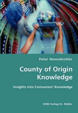 Country of Origin Knowledge de Peter Hennebichler