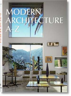 Modern Architecture A-Z de TASCHEN