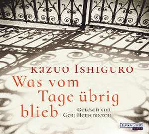 Was vom Tage übrig blieb de Kazuo Ishiguro