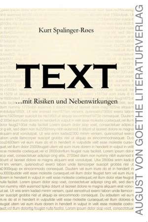 Text de Kurt Spalinger-Røes