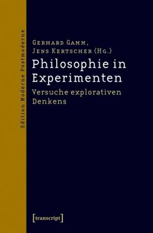 Philosophie in Experimenten de Gerhard Gamm