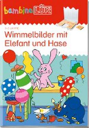 bambinoLÜK. Wimmelbilder mit Elefant und Hase de Michael Junga