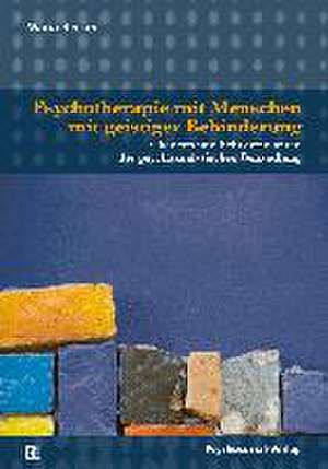 Psychotherapie mit Menschen mit geistiger Behinderung de Maria Becker