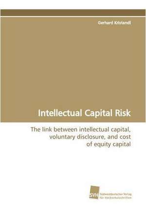 Intellectual Capital Risk de Gerhard Kristandl