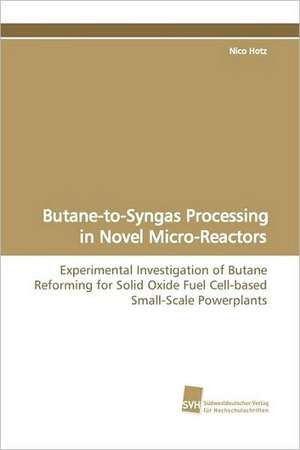 Butane-To-Syngas Processing in Novel Micro-Reactors: A Novel Histone Lysine Mono-Methyltransferase de Nico Hotz