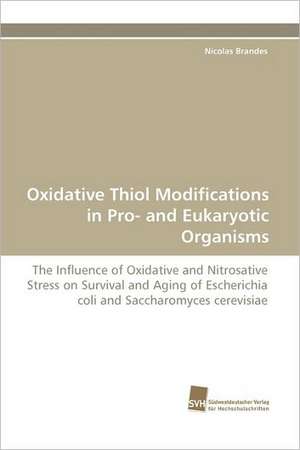 Oxidative Thiol Modifications in Pro- And Eukaryotic Organisms: Communities in Private-Collective Innovation de Nicolas Brandes