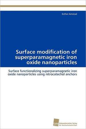 Surface Modification of Superparamagnetic Iron Oxide Nanoparticles: Wenn Patienten Sich Krank Machen de Esther Amstad