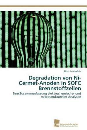 Degradation Von Ni-Cermet-Anoden in Sofc Brennstoffzellen: Measurement and Source Allocation de Boris Iwanschitz