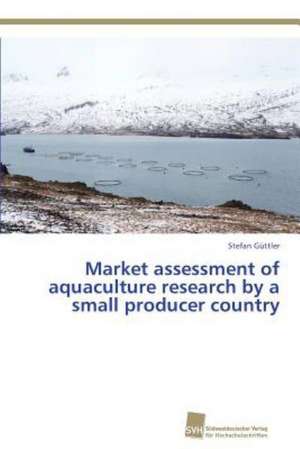 Market assessment of aquaculture research by a small producer country de Stefan Güttler