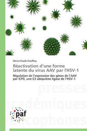 Réactivation d¿une forme latente du virus AAV par l'HSV-1 de Marie-Claude Geoffroy