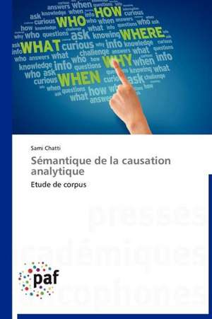 Sémantique de la causation analytique de Sami Chatti