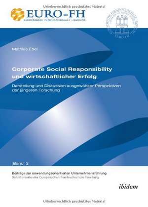 Ebel, M: Corporate Social Responsibility und wirtschaftliche