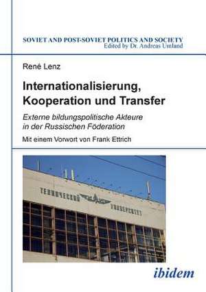 Internationalisierung, Kooperation und Transfer de René Lenz