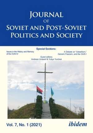 Journal of Soviet and Post–Soviet Politics and S – 2021/1 de Andreas Umland