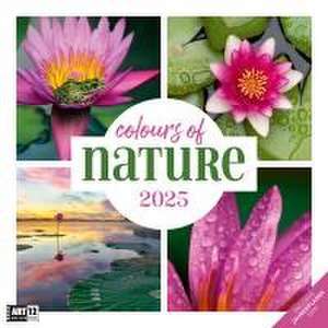 Colours of Nature Kalender 2025 - 30x30 de Ackermann Kunstverlag