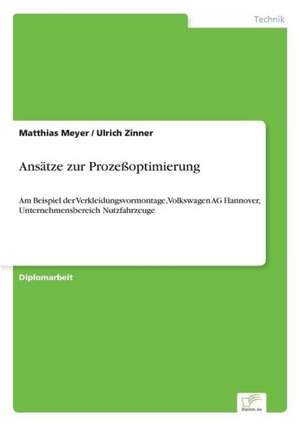 Ansätze zur Prozeßoptimierung de Matthias Meyer