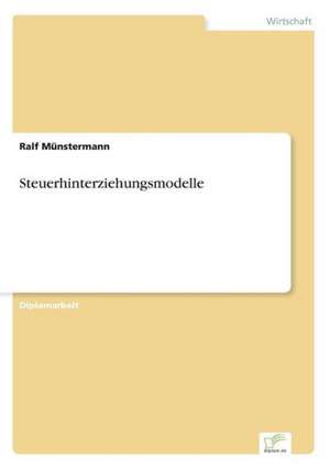 Steuerhinterziehungsmodelle de Ralf Münstermann