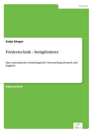 Fördertechnik - Stetigförderer de Katja Sänger