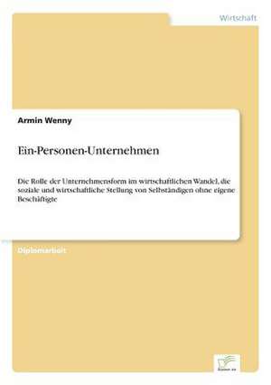 Ein-Personen-Unternehmen de Armin Wenny