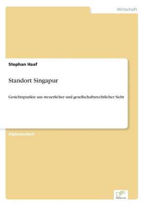 Standort Singapur de Stephan Haaf