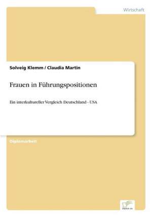 Frauen in Führungspositionen de Solveig Klemm