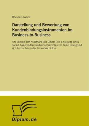 Darstellung und Bewertung von Kundenbindungsinstrumenten im Business-to-Business de Rouven Lewrick