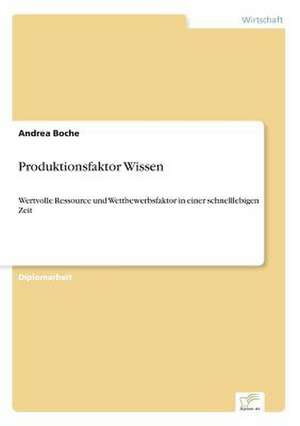 Produktionsfaktor Wissen de Andrea Boche