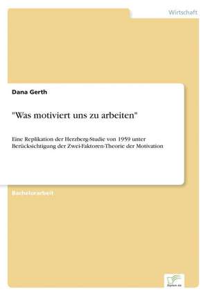 "Was motiviert uns zu arbeiten" de Dana Gerth