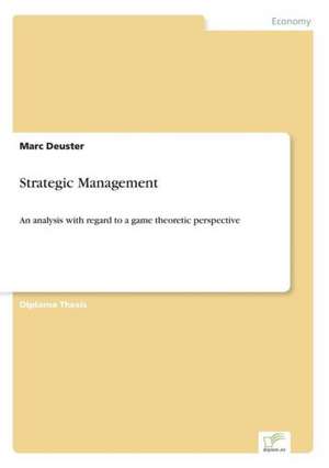 Strategic Management de Marc Deuster