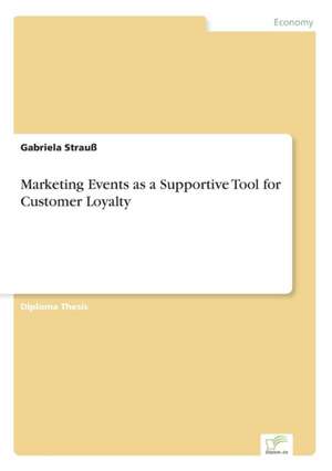 Marketing Events as a Supportive Tool for Customer Loyalty de Gabriela Strauß