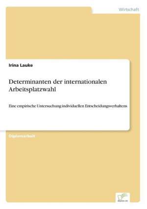 Determinanten Der Internationalen Arbeitsplatzwahl: Goodwill and Other Intangible Assets de Irina Lauke