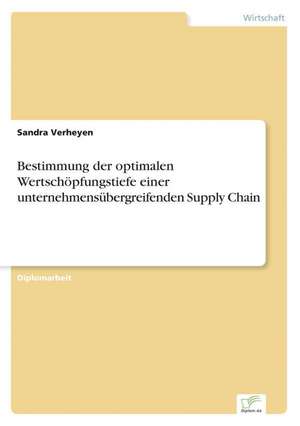 Bestimmung Der Optimalen Wertschopfungstiefe Einer Unternehmensubergreifenden Supply Chain: The Effects of Prejudice and Power on Information Seeking, Employee Evaluation, Task Assignment, and Estimates of Empl de Sandra Verheyen