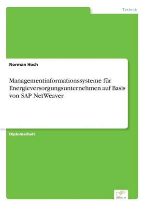 Managementinformationssysteme Fur Energieversorgungsunternehmen Auf Basis Von SAP Netweaver: Methoden Und Ergebnisse de Norman Hoch