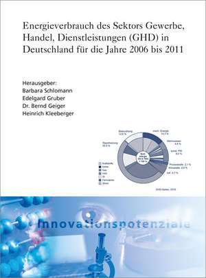 Energieverbrauch des Sektors Gewerbe, Handel, Dienstleistungen (GHD) in Deutschland für die Jahre 2006 bis 2011 de Antje Pich