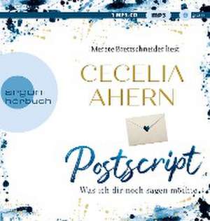 Postscript - Was ich dir noch sagen möchte de Cecelia Ahern