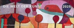 Die Welt der Kunst Premium-Tischplaner 2025 - Wochenkalender mit 53 Meisterwerken de Harenberg