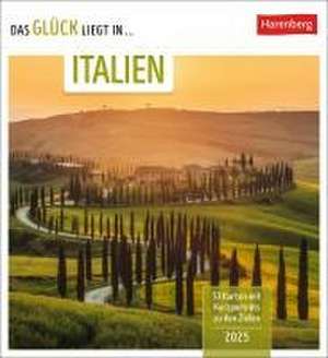 Schnober-Sen, M: Glück liegt in Italien Postkartenkal. 2025