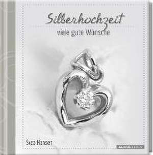 Geschenkbuch - Silberhochzeit - viele gute Wünsche - (11 x 11,5)