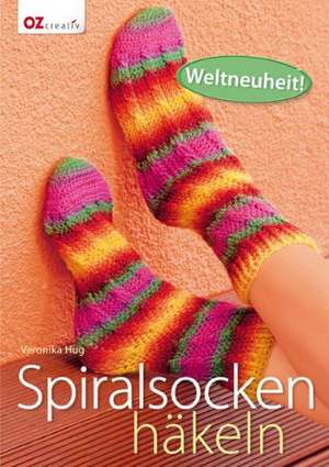 Spiralsocken häkeln de Veronika Hug