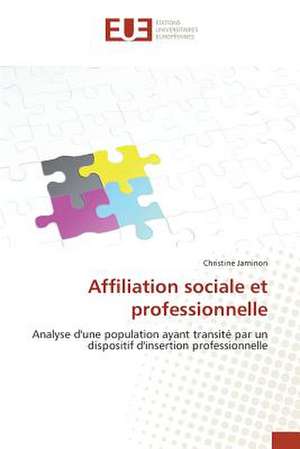 Affiliation Sociale Et Professionnelle: Abron Merezon de Christine Jaminon