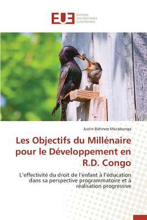 Les Objectifs Du Millenaire Pour Le Developpement En R.D. Congo: Une Etude Transversale de Justin Bahirwe Mutabunga